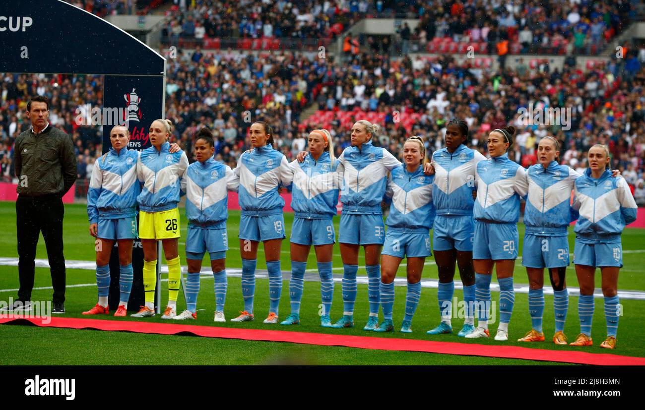 LONDON, ENGLAND MAY 15LR Gareth Taylor manager of Manchester City WFC Alex Greenwood of LONDON, ENGLAND MAY 15LR Gareth Taylor manager of Manchester City WFC Alex Greenwood of