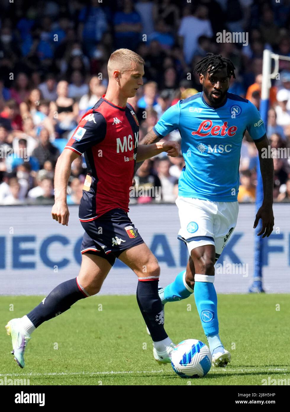 Albert Gudmundsson of Genoa CFC looks on during the Serie A football match  between Genoa CFC and AS Roma Stock Photo - Alamy