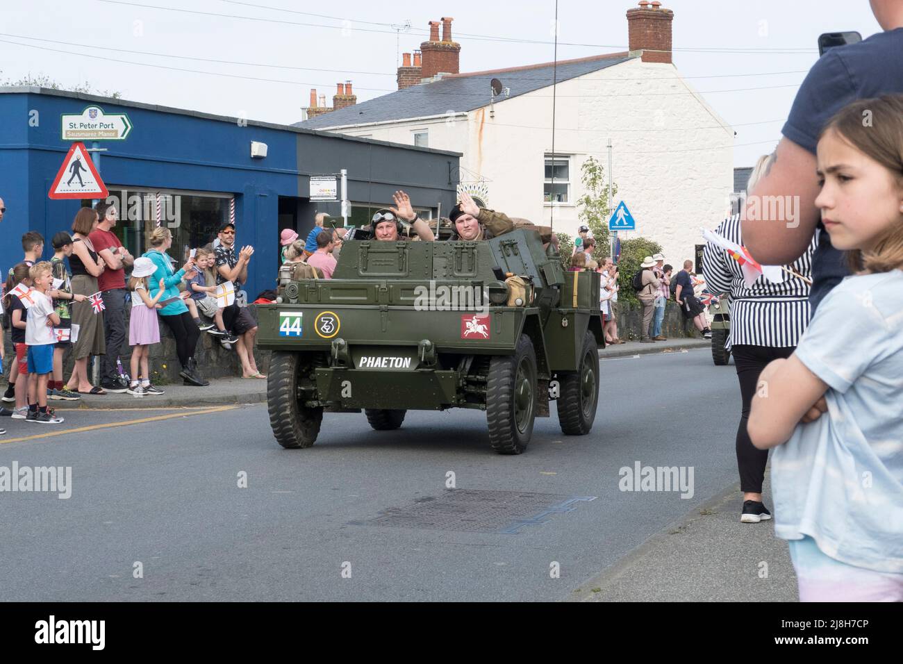 Guernsey Liberation parade 2022 Stock Photo