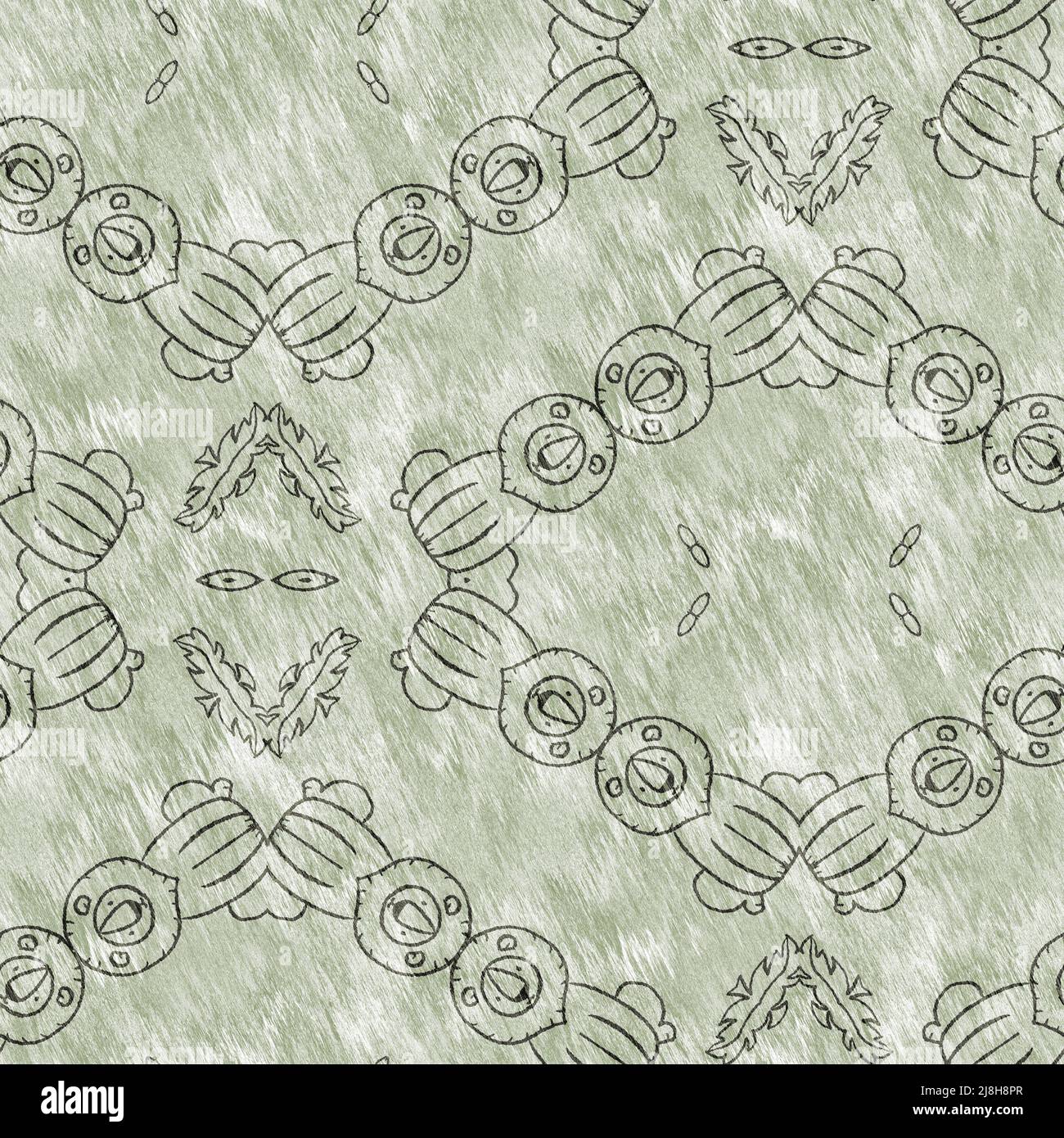 Cute safari lion wild animal pattern for babies room decor. Seamless