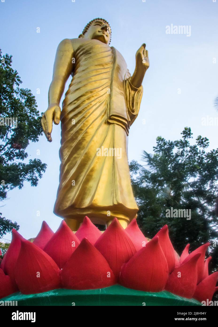 Buddha Purnima, the biggest religious festival of the Buddhist community after two years of Covid-induced restrictions. Buddha followers are celebrati Stock Photo