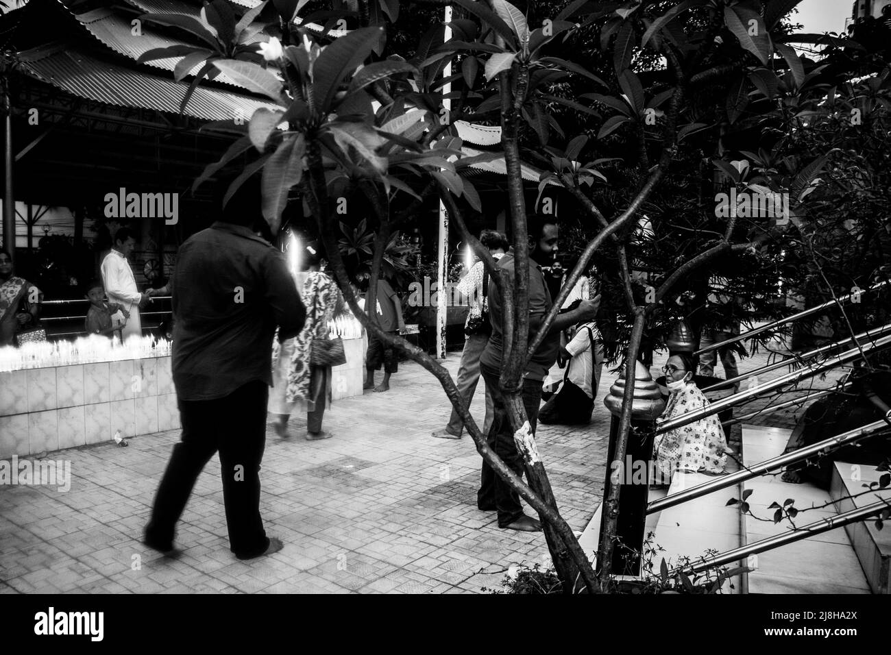 Buddha Purnima, the biggest religious festival of the Buddhist community after two years of Covid-induced restrictions. Buddha followers are celebrati Stock Photo