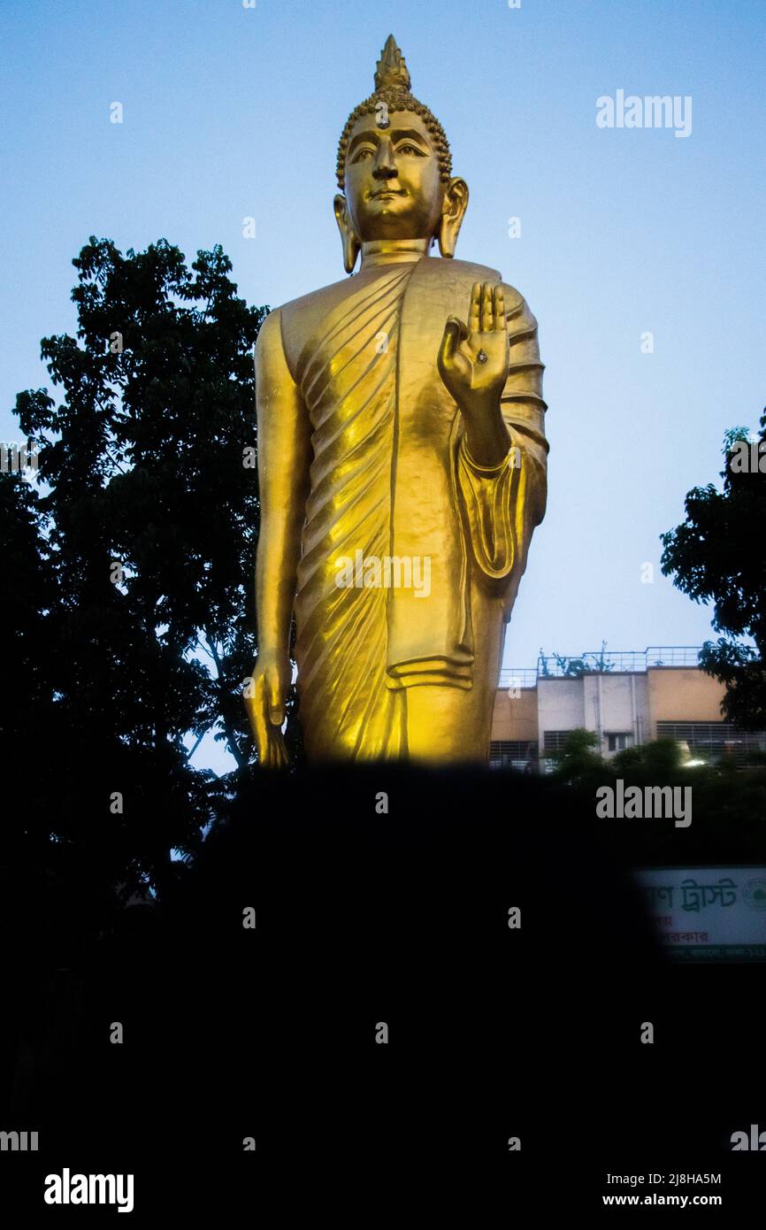 Buddha Purnima, the biggest religious festival of the Buddhist community after two years of Covid-induced restrictions. Buddha followers are celebrati Stock Photo