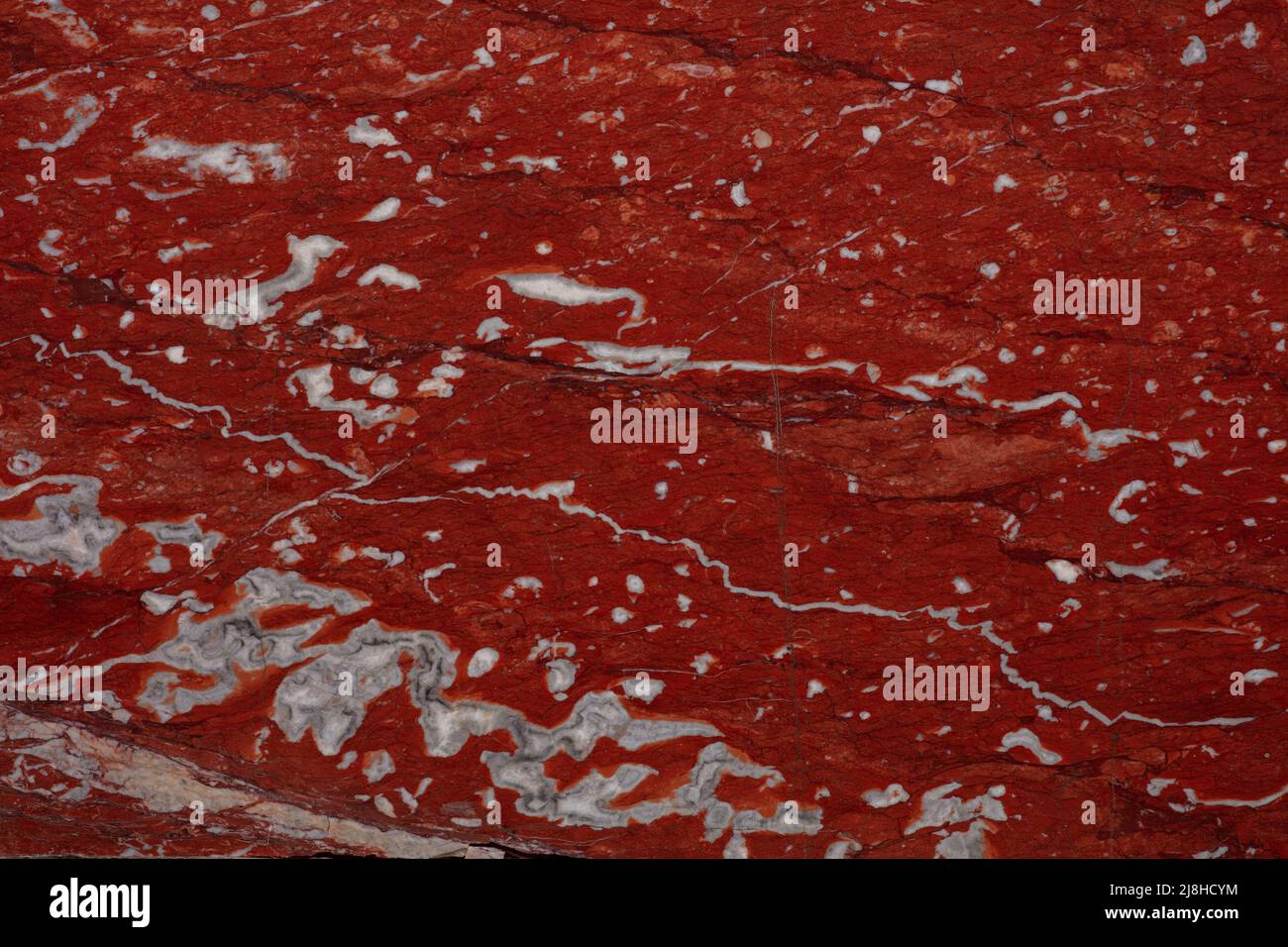 Rosso Francia Marble texture for your unique interior look. Stock Photo