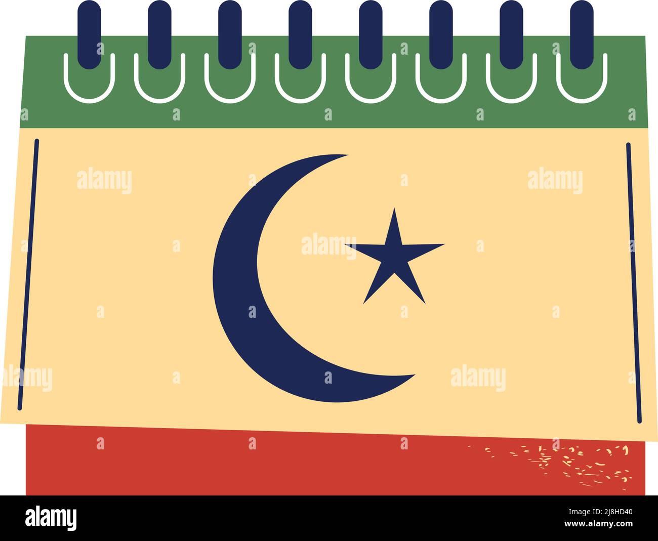 islamic-calendar-icon-stock-vector-image-art-alamy