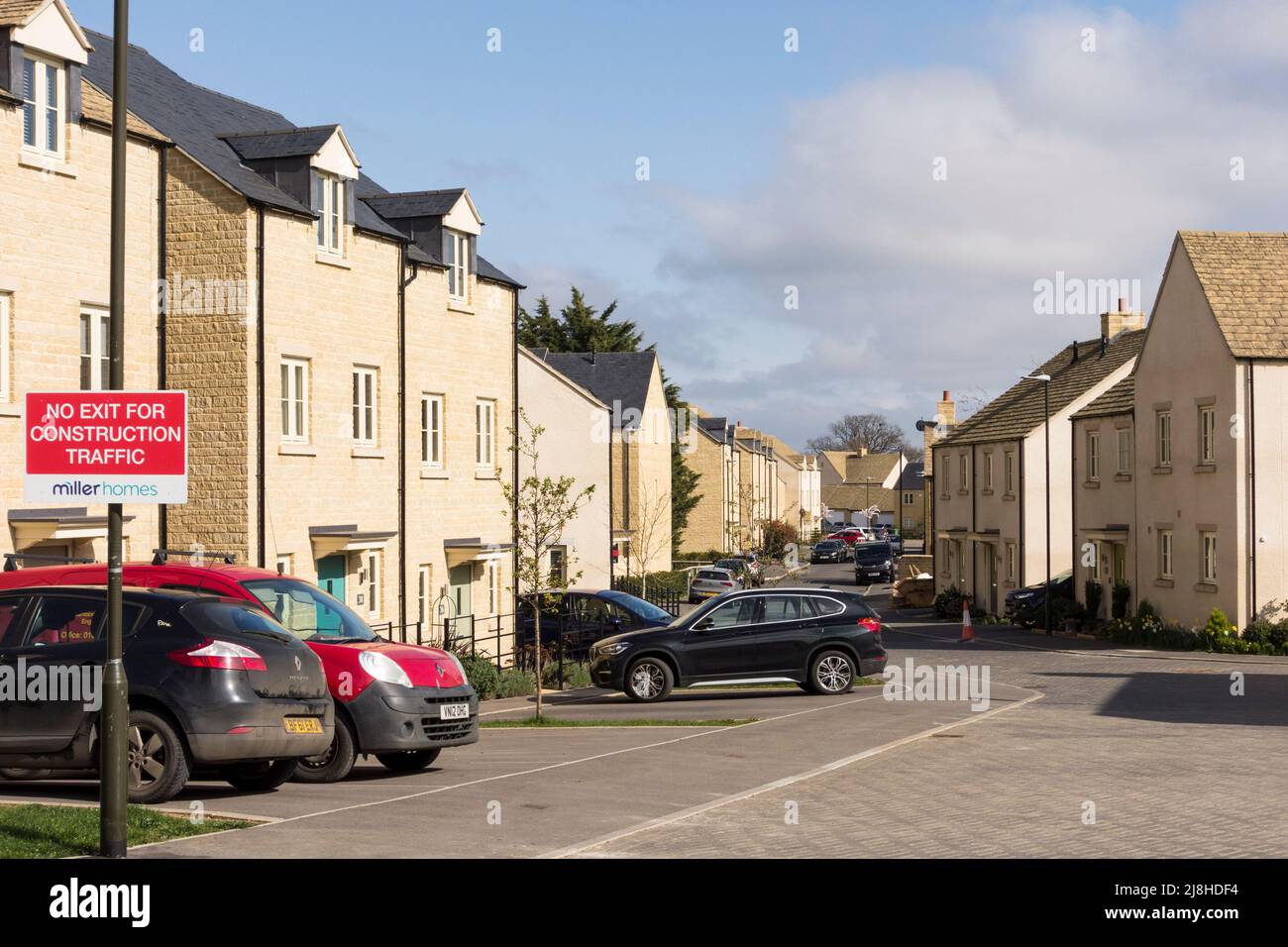 Newly built houses, Tetbury, Gloucestershire, UK Stock Photo Alamy