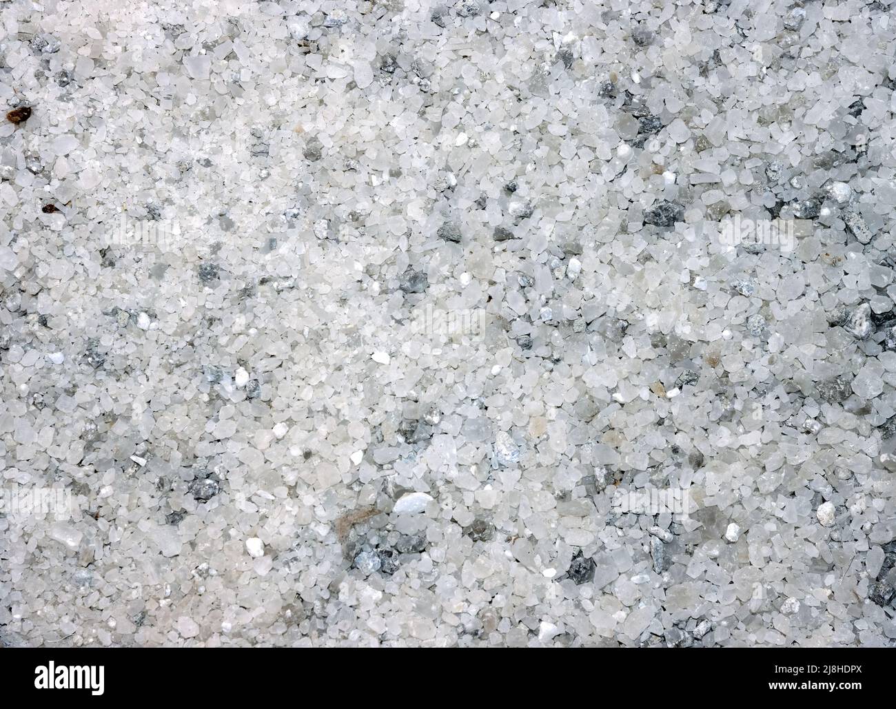 Special salt to melt ice and snow in winter, ideal deicing for roads