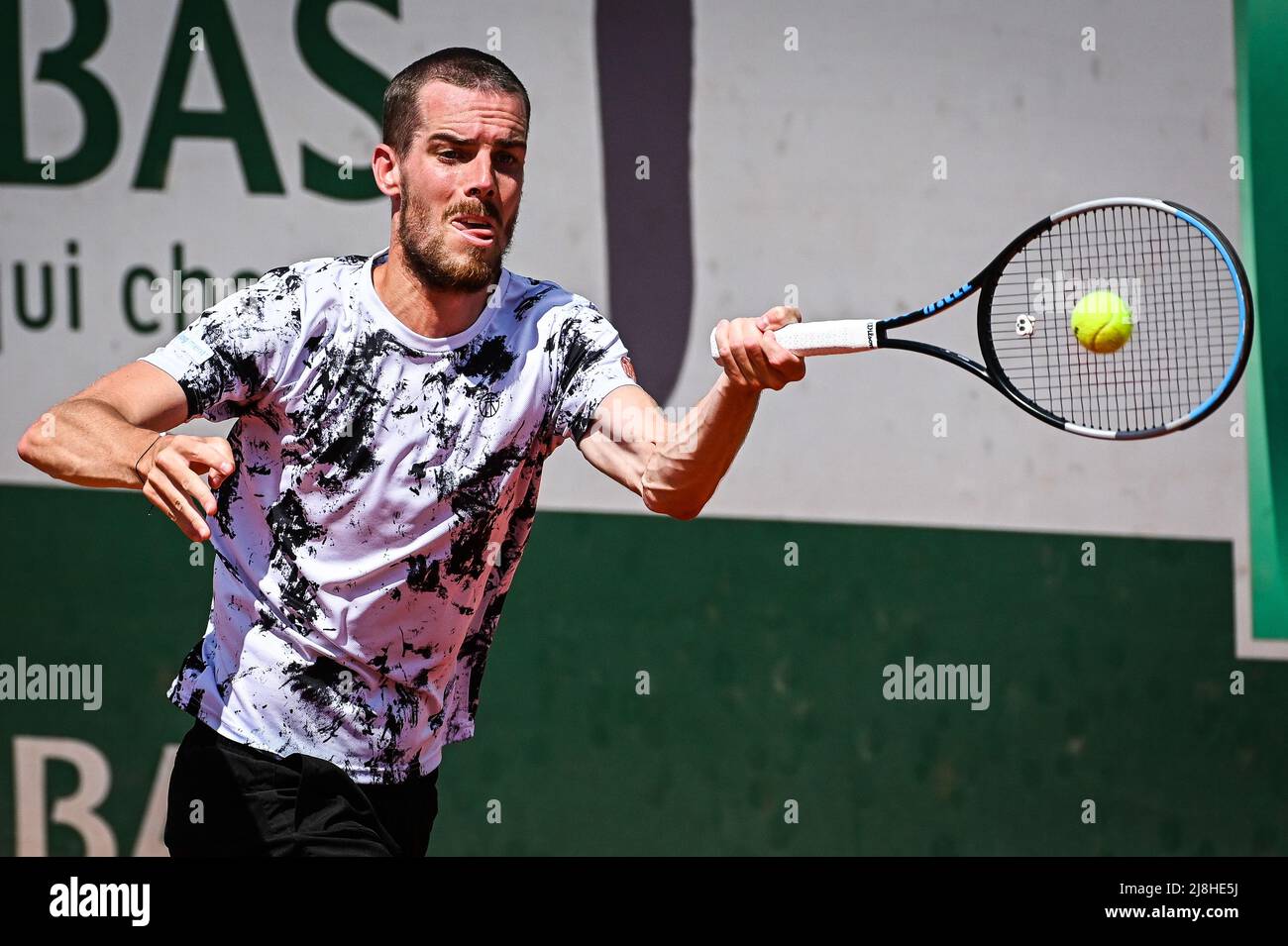 May 16, 2022, Paris, France: Audrey ALBIE of France during the Qualifying  Day one of Roland-Garros 2022, French Open 2022, Grand Slam tennis  tournament on May 16, 2022 at the Roland-Garros stadium