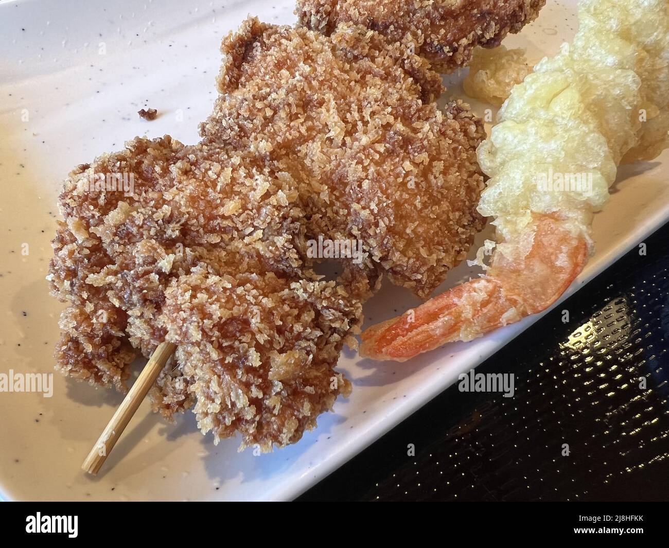 Chicken katsu and shrimp tempura at Marugame Udon in San Ramon