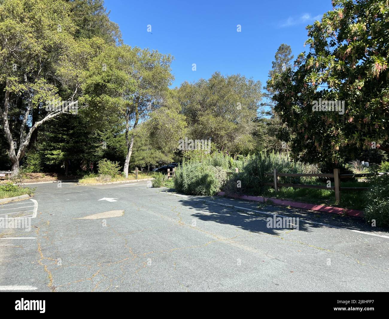 Parking area at Kennedy Grove recreation area in El Sobrante