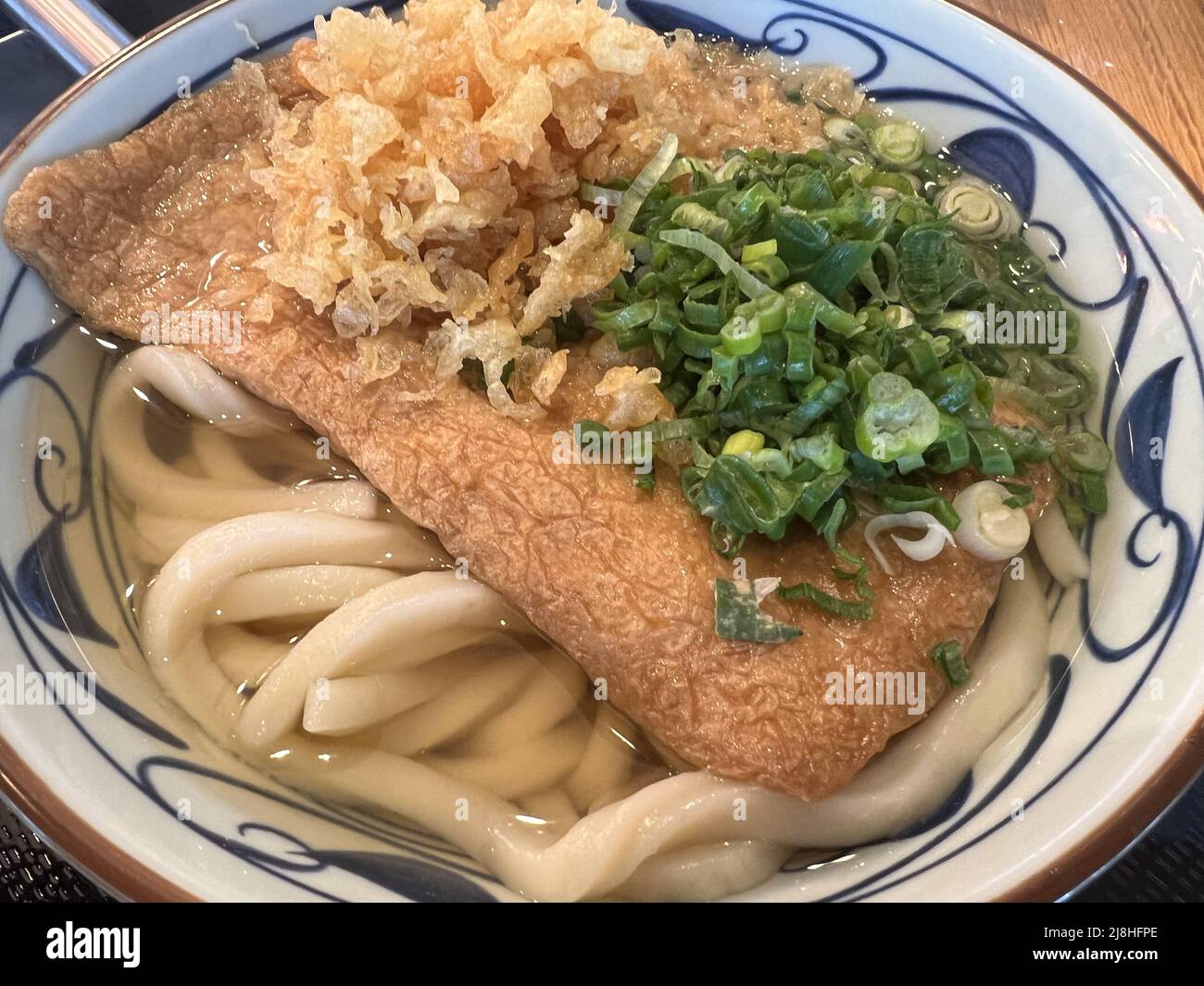 Kistune udon with fried tofu at Marugame Udon in San Ramon, California