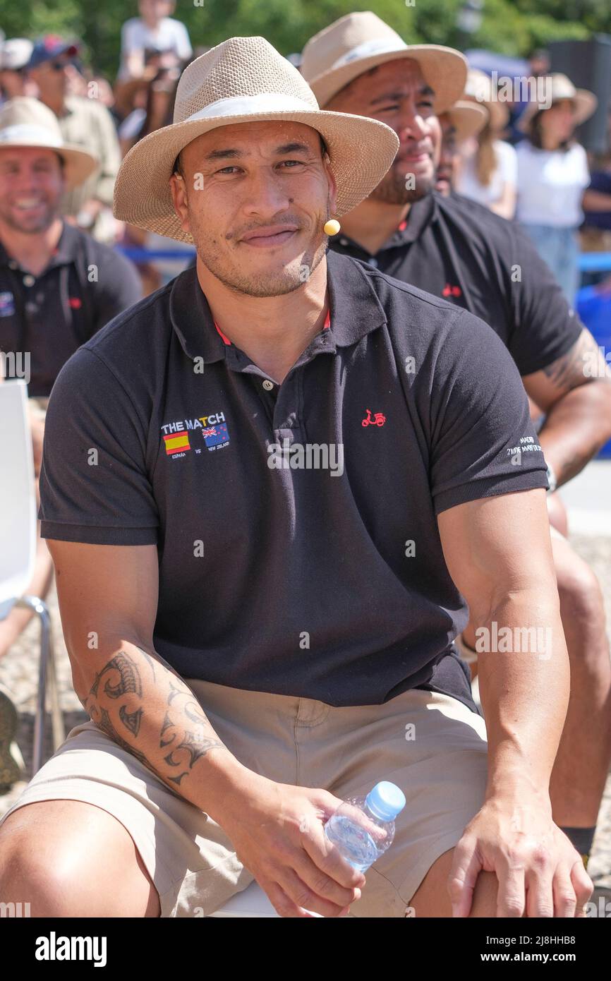 Madrid, Spain. 16th May, 2022. Rico Gear member of the Classics All Blacks team, during the