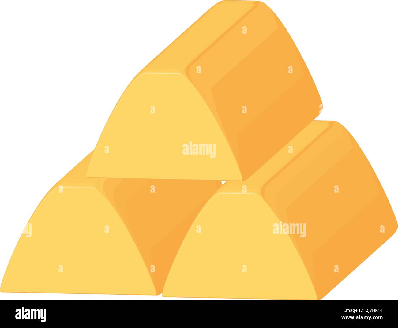 stack of gold bars Stock Vector Image & Art - Alamy
