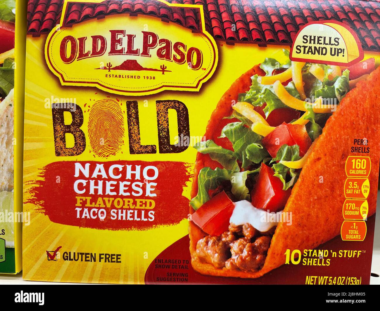 Grovetown, Ga USA 12 15 21 Mexican products on a store shelf Old El