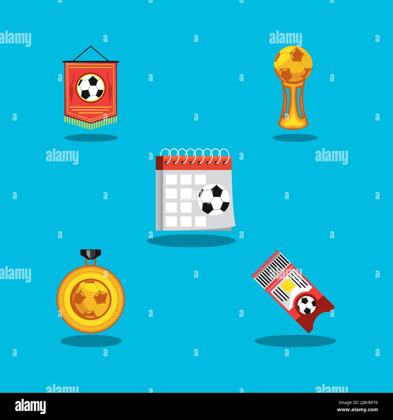 soccer icons collection Stock Vector Image & Art Alamy