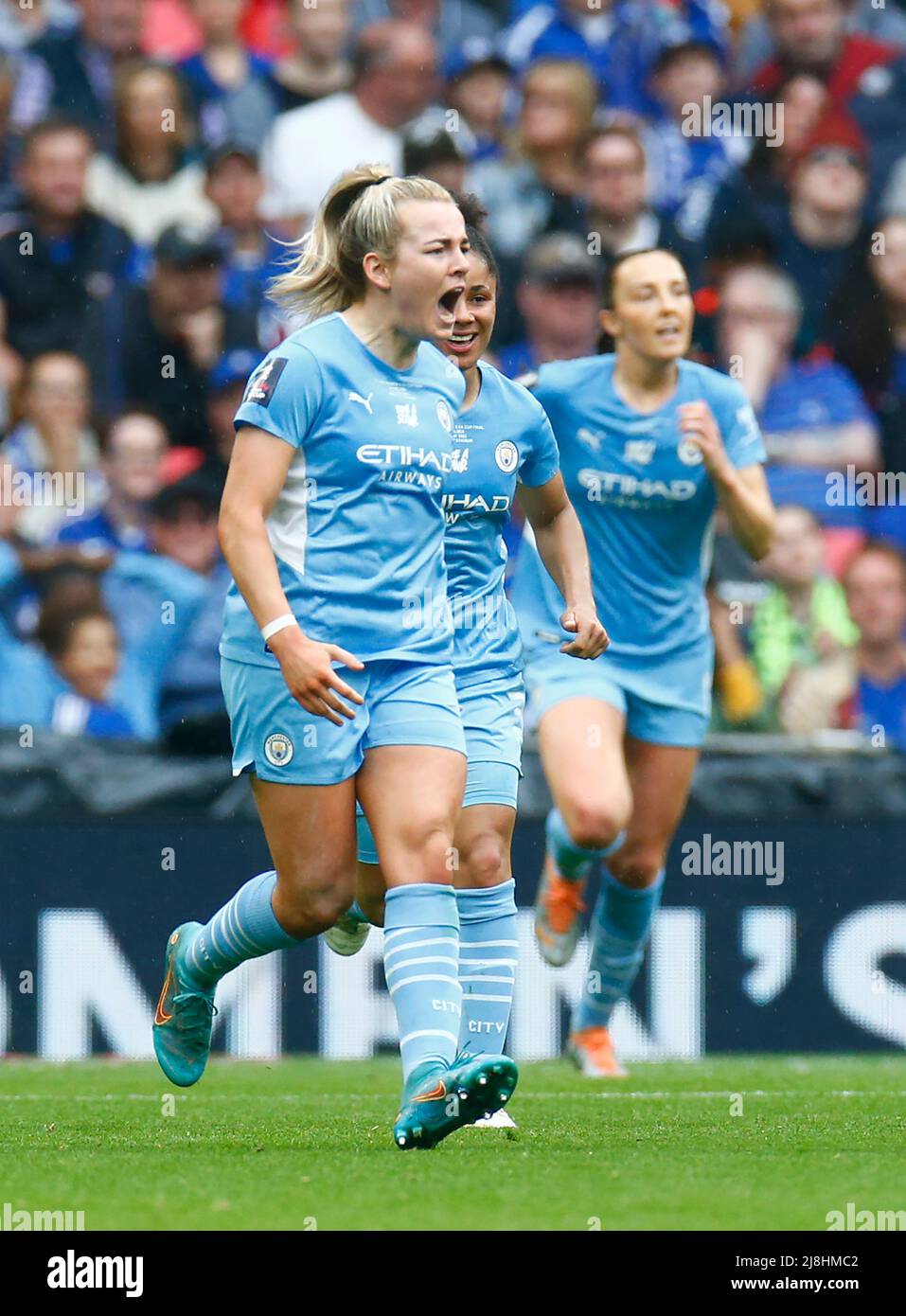 London England May 15 Lauren Hemp Of Manchester City Wfc Celebrate