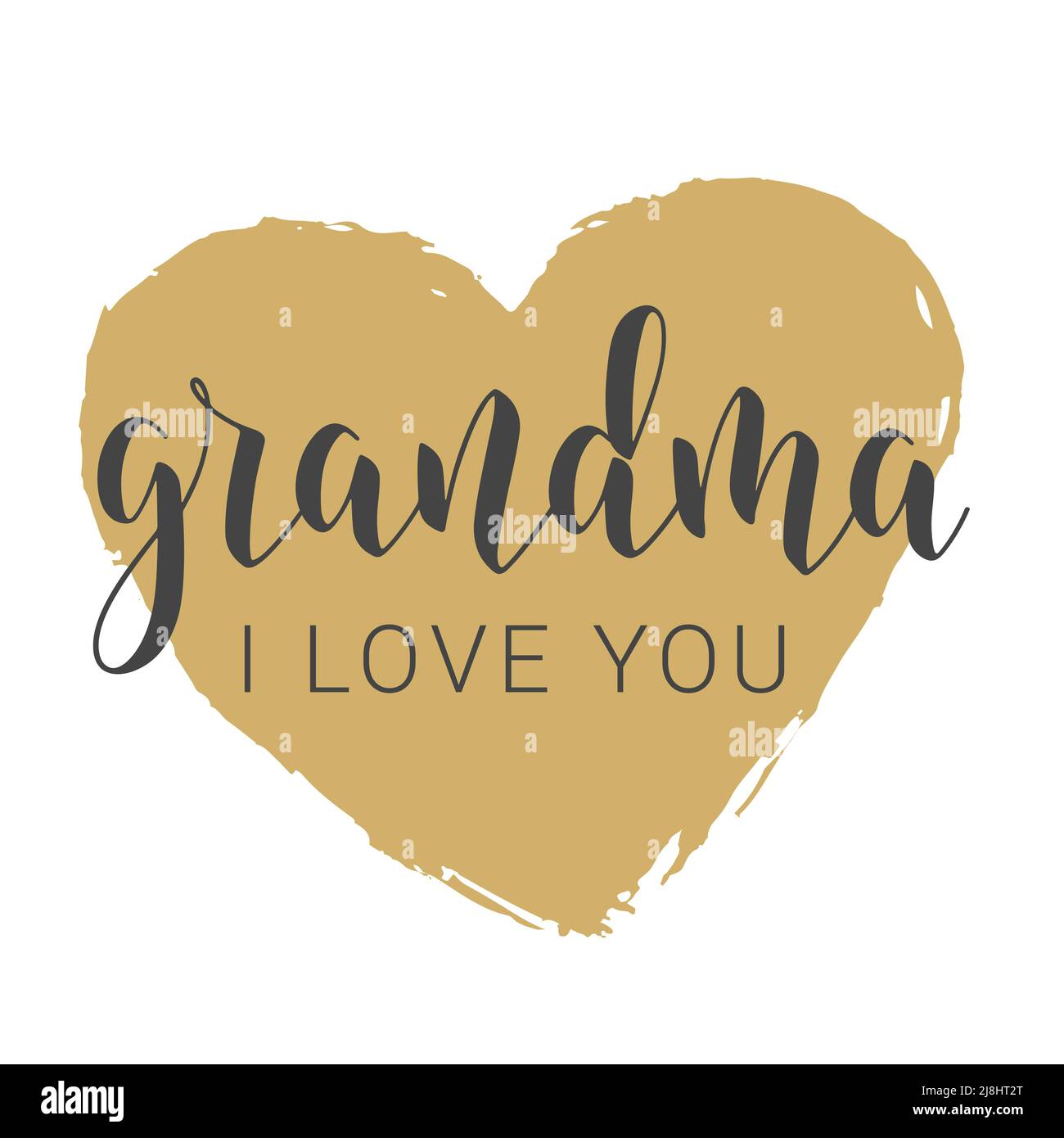 I love grandma hi-res stock photography and images - Alamy