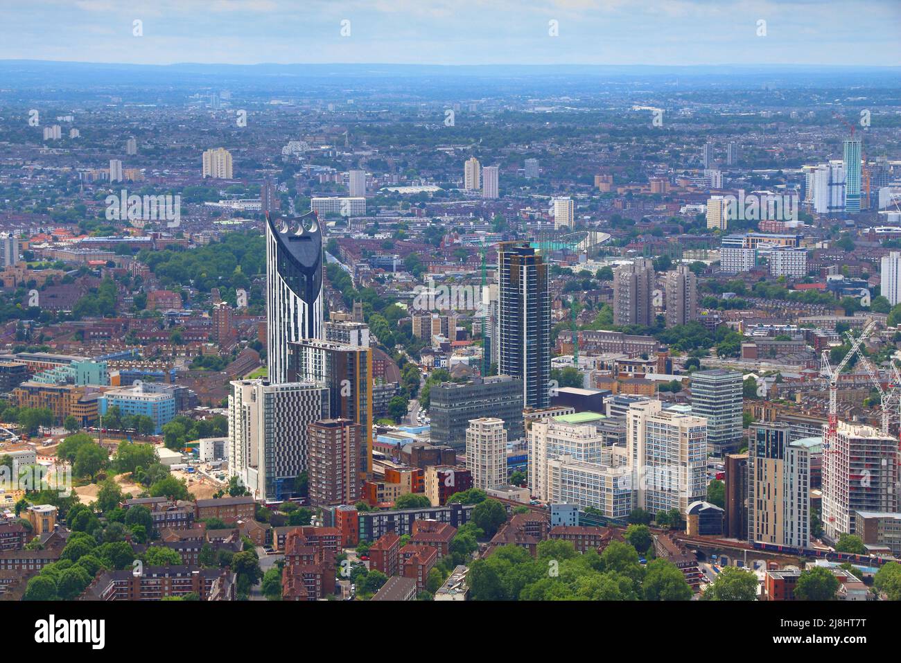 Aerial of elephant and castle hires stock photography and images Alamy