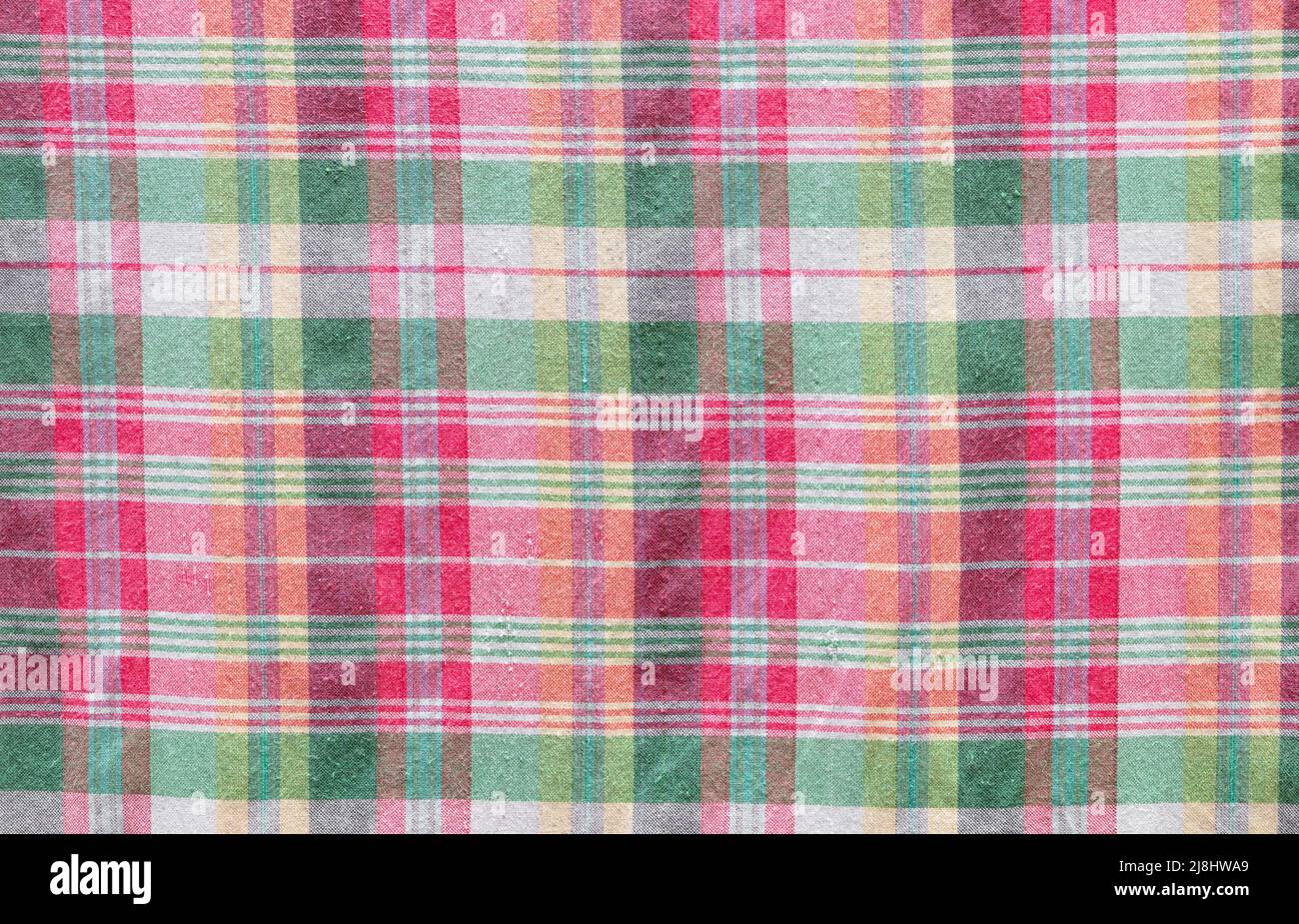 texture cloth striped multicolored clothes for background Stock Photo