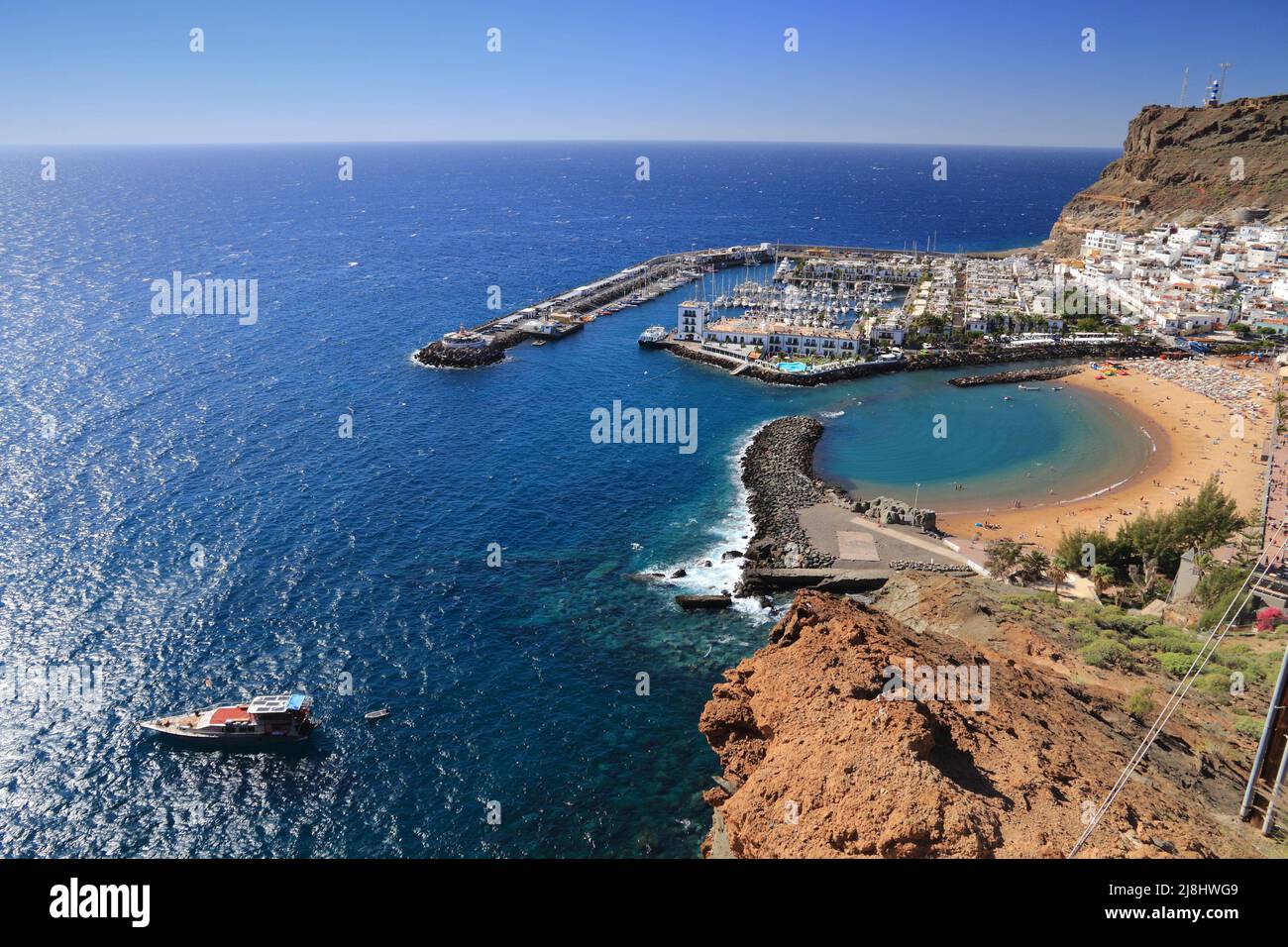 Gran Canaria, Spain one of Canary Islands. Tourist resort of Puerto
