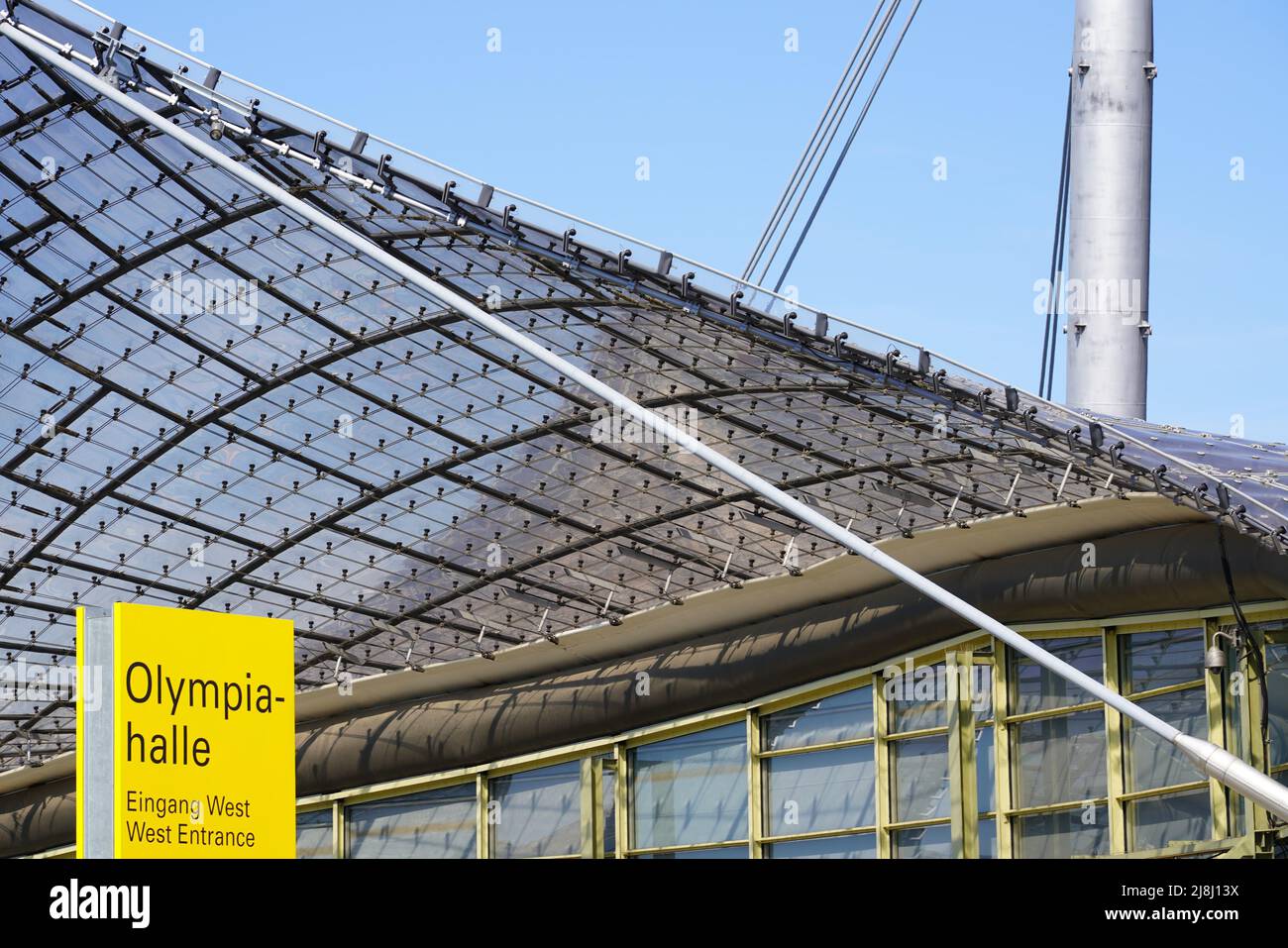 Olympia Halle in Munich's Olympic Park. Stock Photo