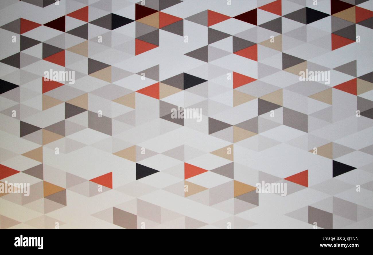 Modern geometric triangular designs Stock Photo