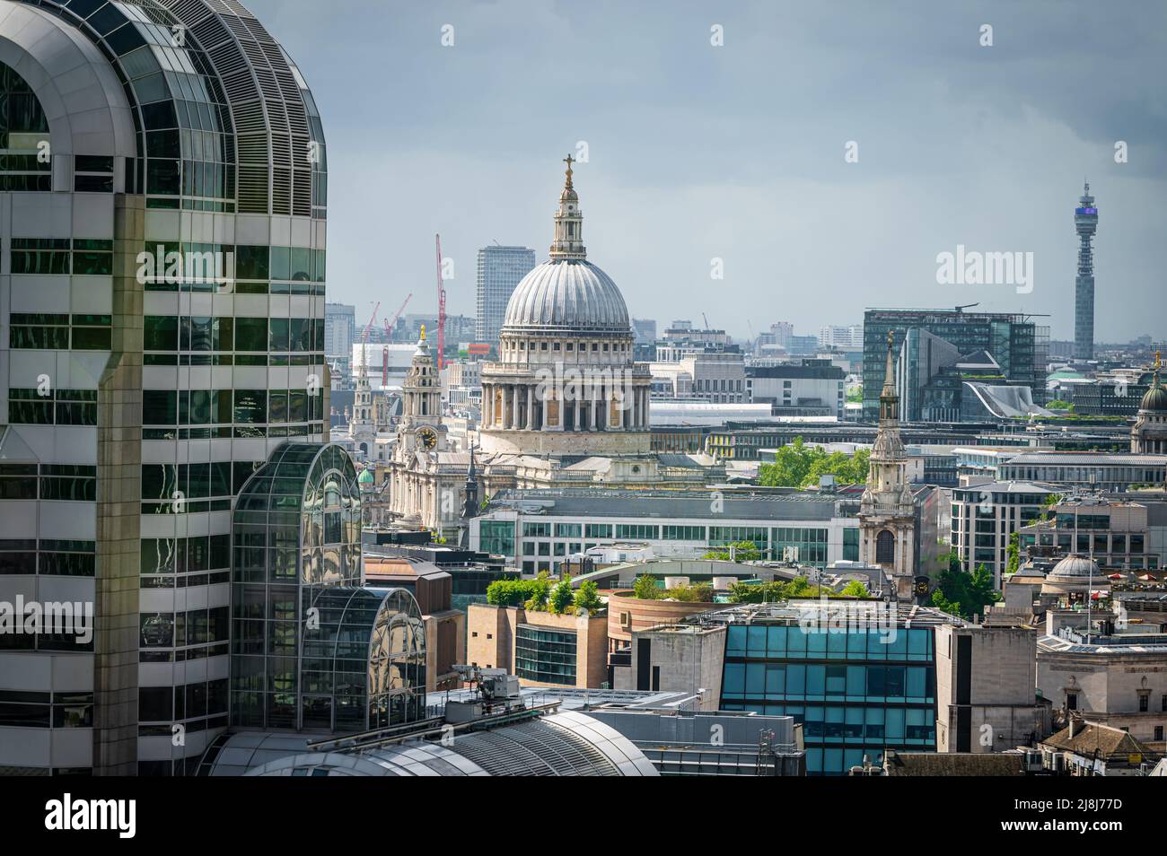 Skyline of London, London, UK Stock Photo