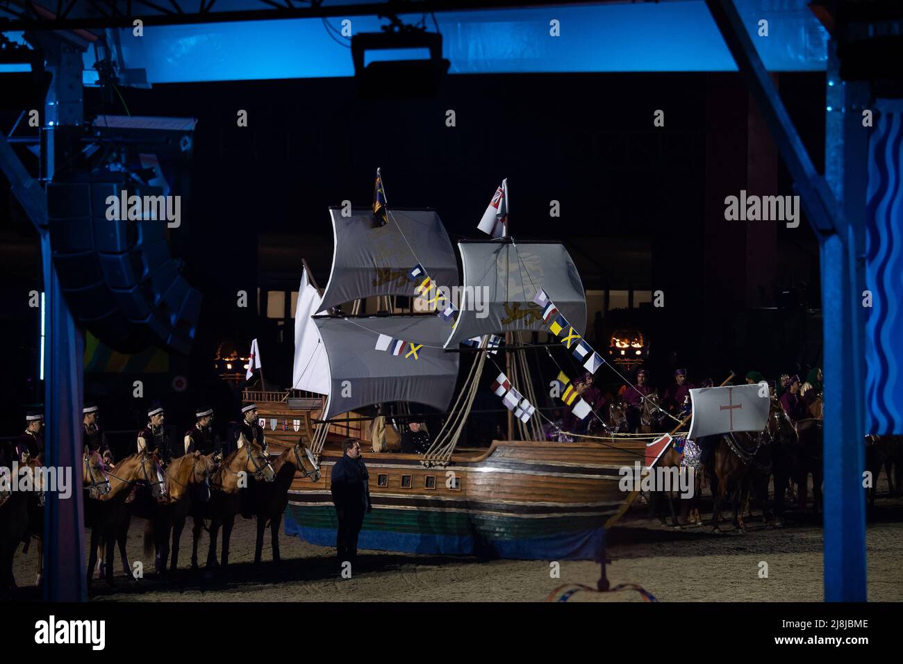 Windsor, Berkshire, UK. 15th May, 2022. Guests were thrilled to watch the Platinum Jubilee