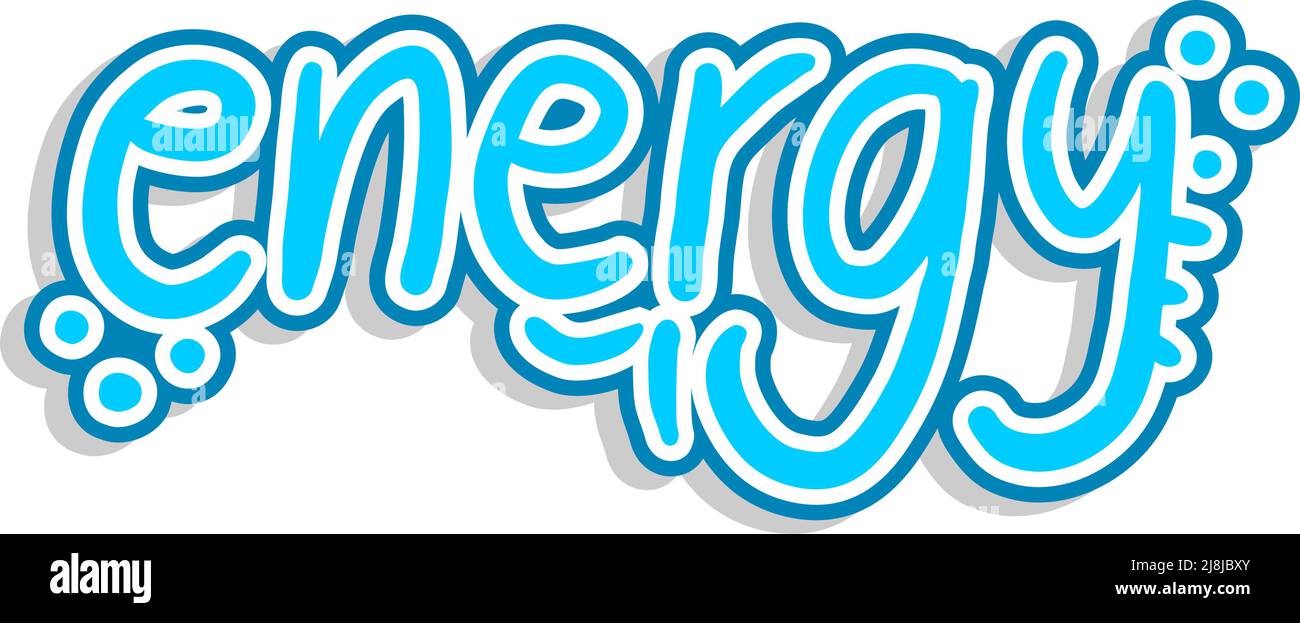 Energy message Stock Vector