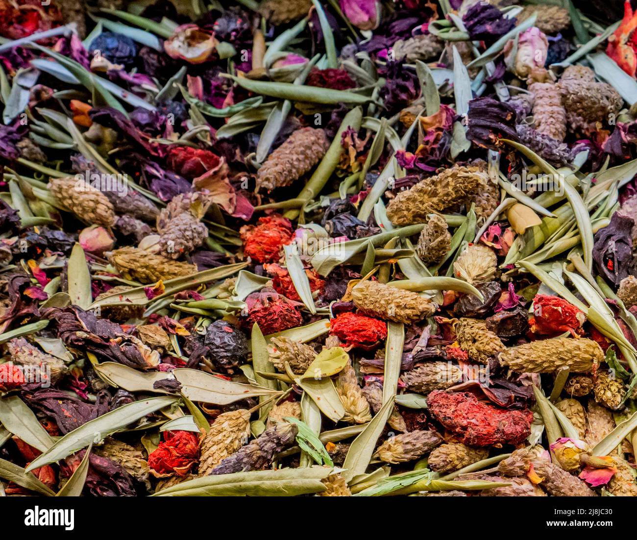 Closeup of the cholesterol tea on the market Stock Photo