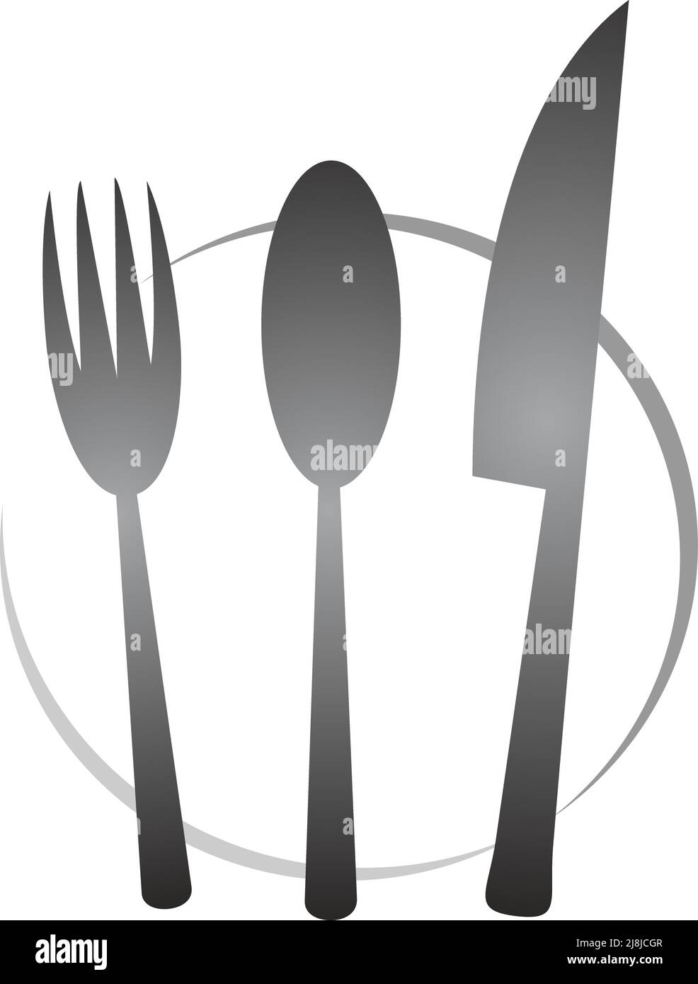 Kitchen emblem Stock Vector