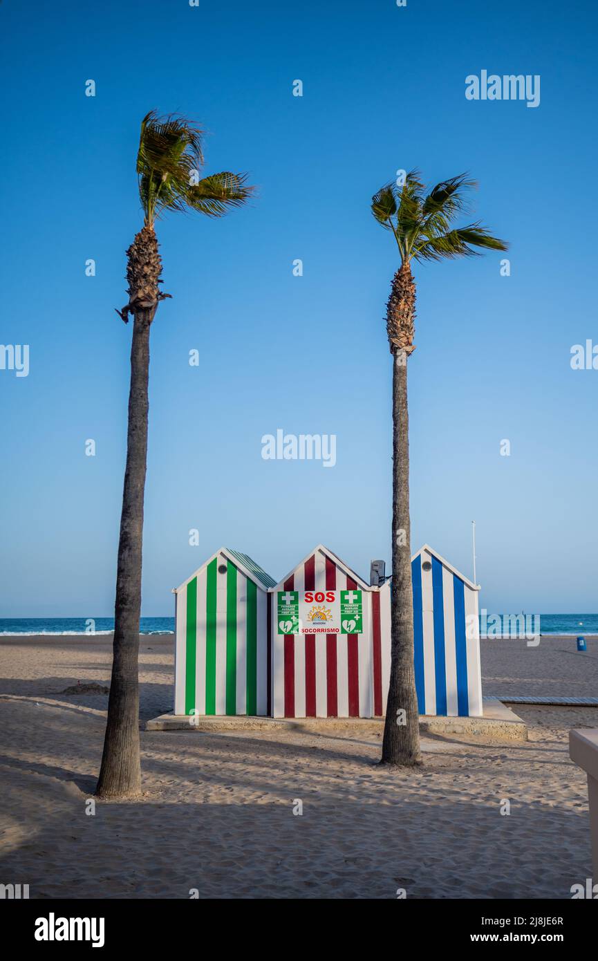 Levante beach in Benidorm, Spain Stock Photo Alamy
