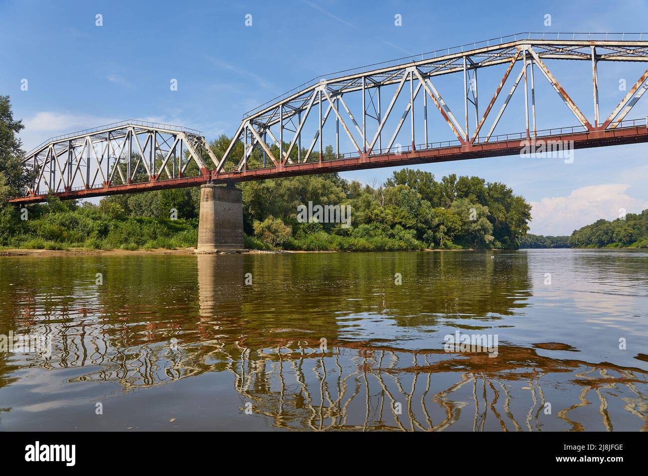 Old Railroad Bridge Stock Photo