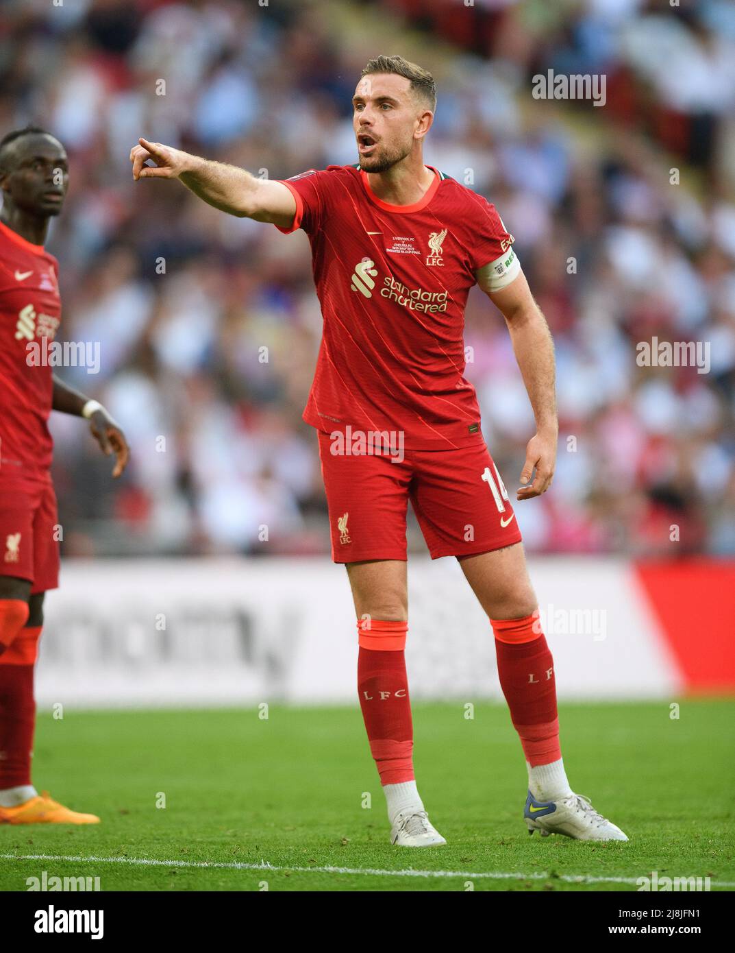 Jordan Henderson #14 of Liverpool during the game Stock Photo - Alamy
