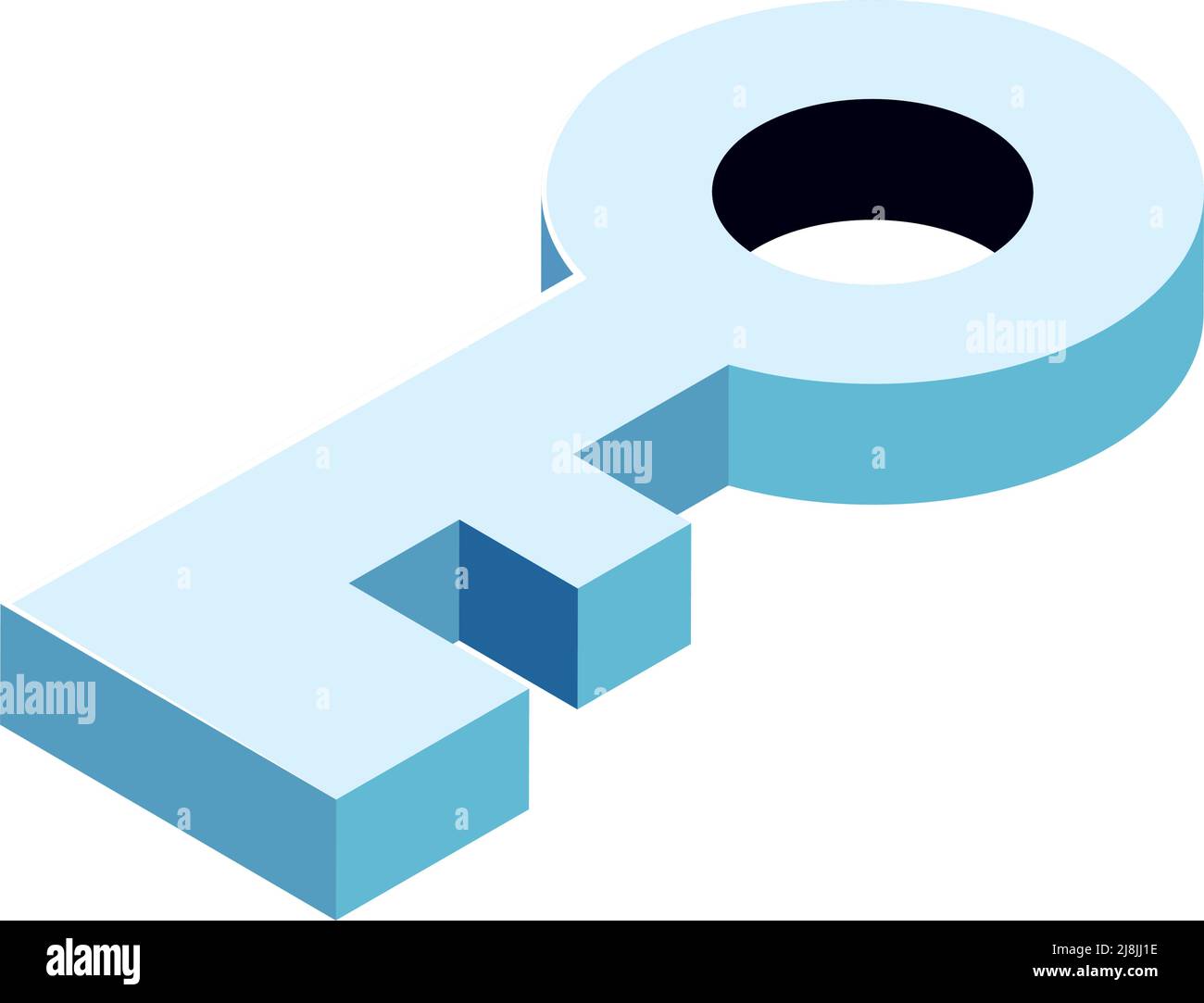 key isometric icon Stock Vector Image & Art - Alamy