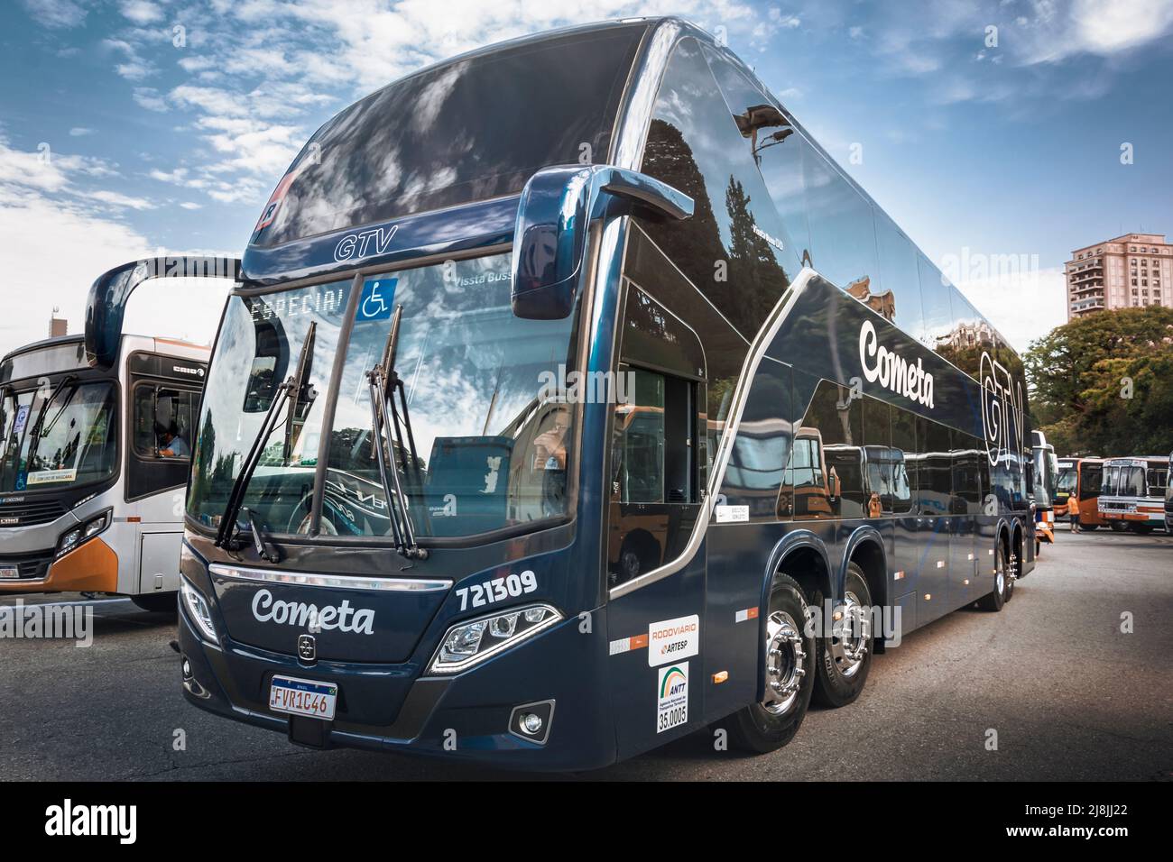 Marcopolo bus hi-res stock photography and images - Alamy