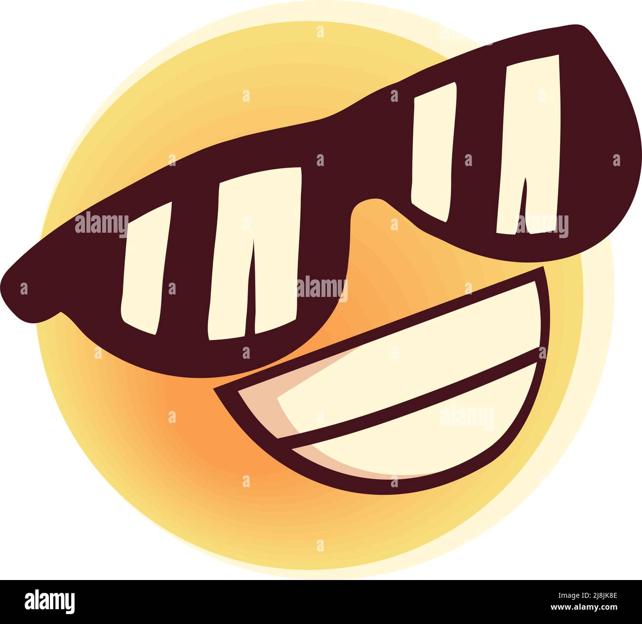 emoji with sunglasses Stock Vector Image & Art Alamy