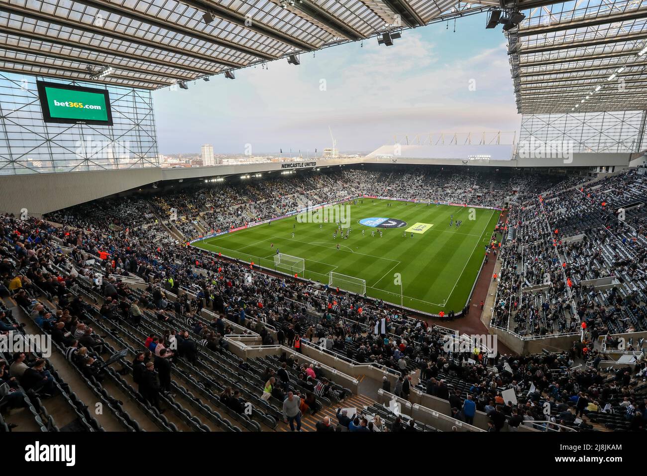 Newcastle, UK. 16th May, 2022. General view inside St James' Park