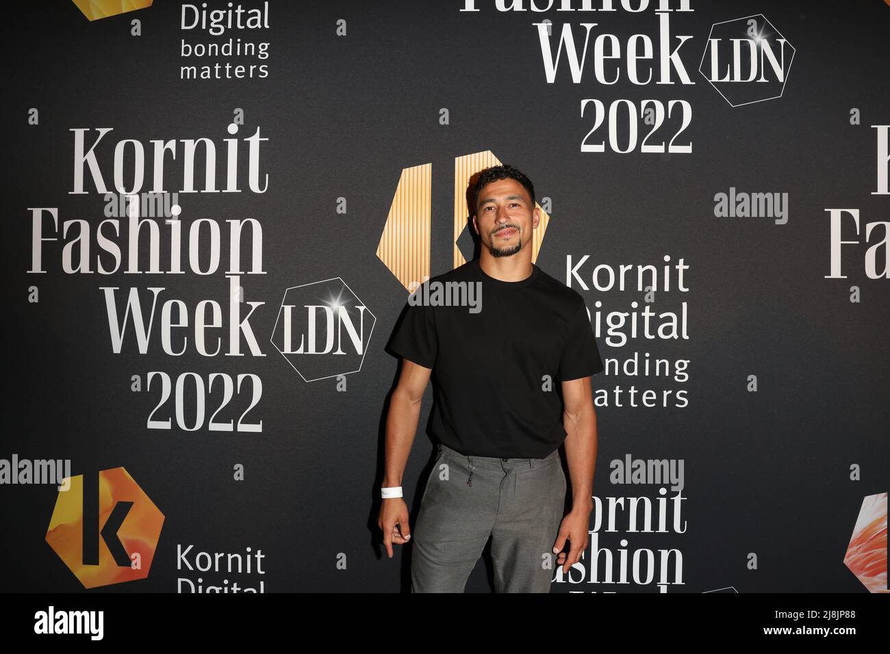 London, UK, 16/05/2022, Ashley McKenzie attends Just Hype fashion show  during Kornit Fashion Week in London. Two times judoka Olympian,  Commonwealth champion and 2012 Celebrity Big Brother finalist Ashley  McKenzie is dating