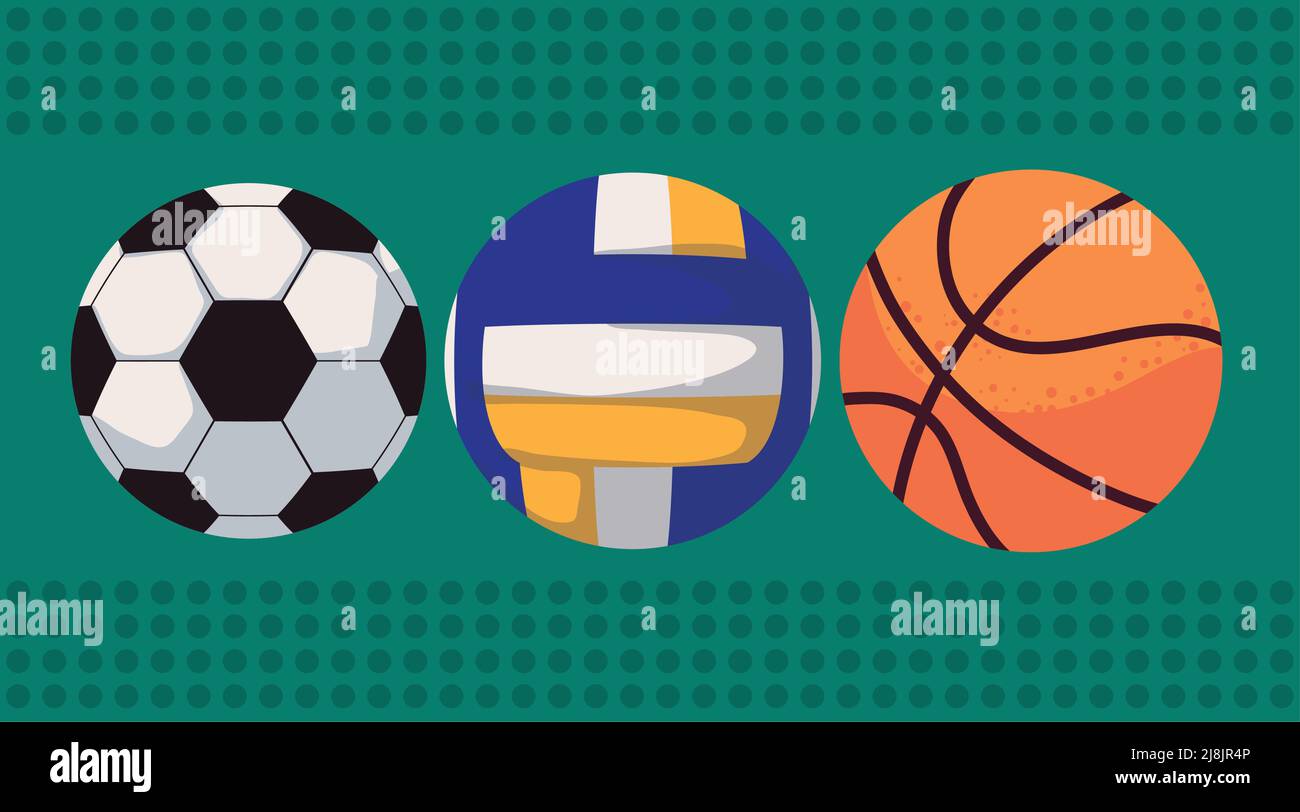 sport balls equipment Stock Vector Image & Art - Alamy