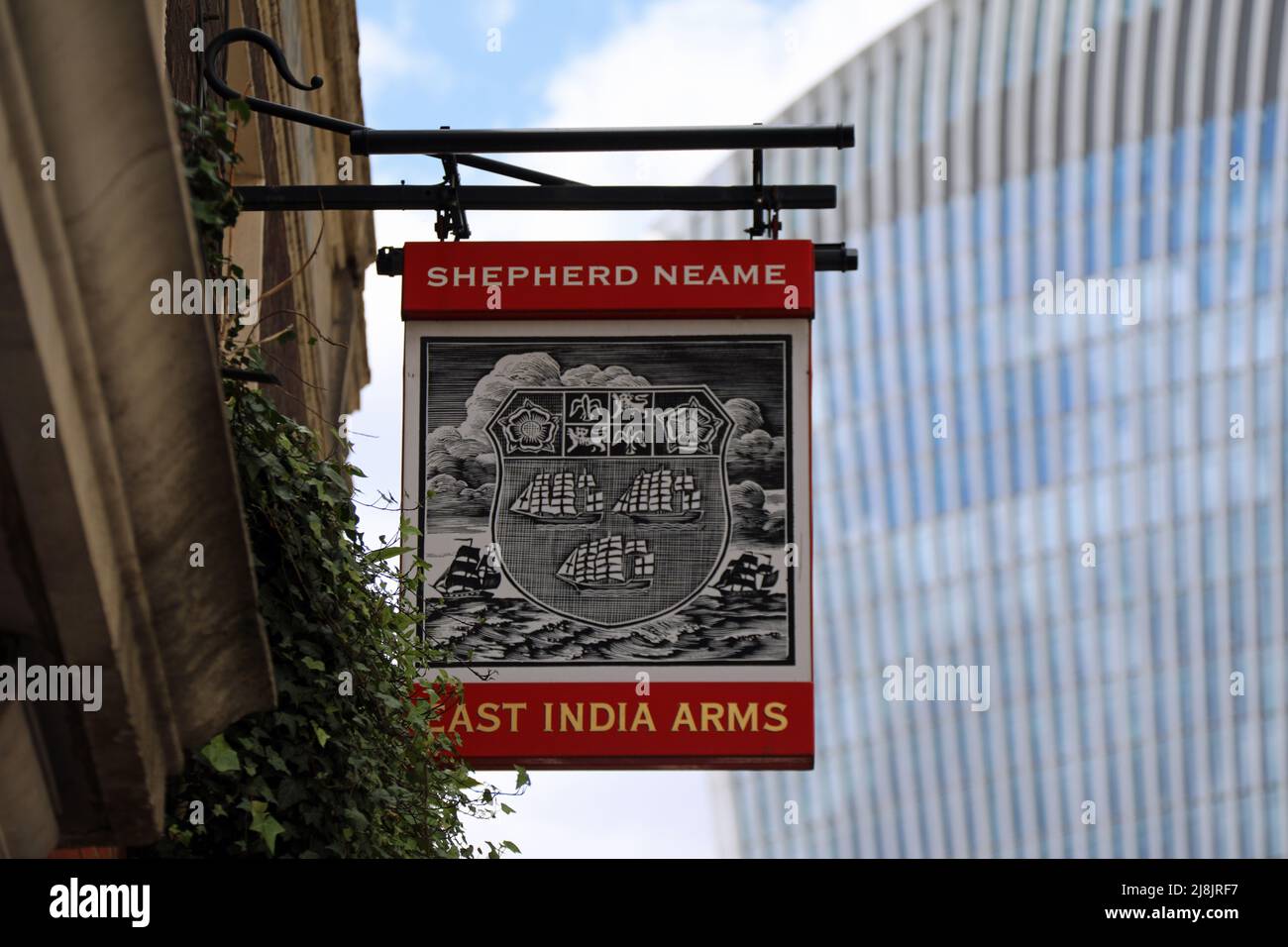 East India Arms at Fenchurch Street in the financial district of London Stock Photo
