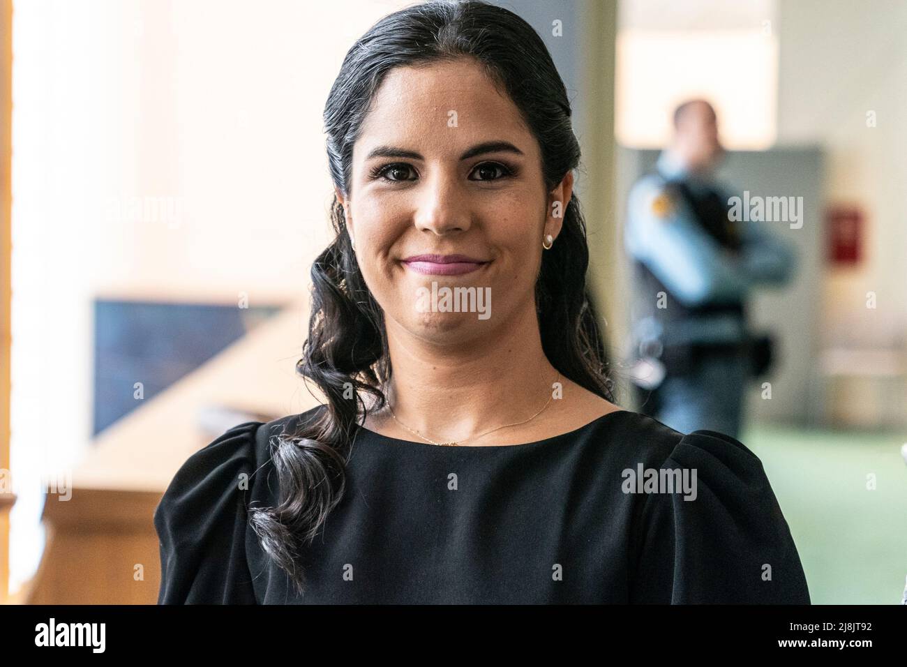 New York, NY - May 16, 2022: First Lady of El Salvador Gabriela