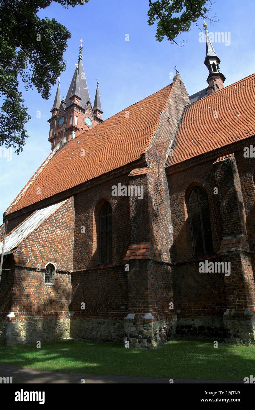 Szczepanów, Małopolska, Lesser Poland, Polen, Polska; Church of St. Mary Magdalene and St. Stanislaus; Kirche St. Maria Magdalena und St. Stanislaus Stock Photo