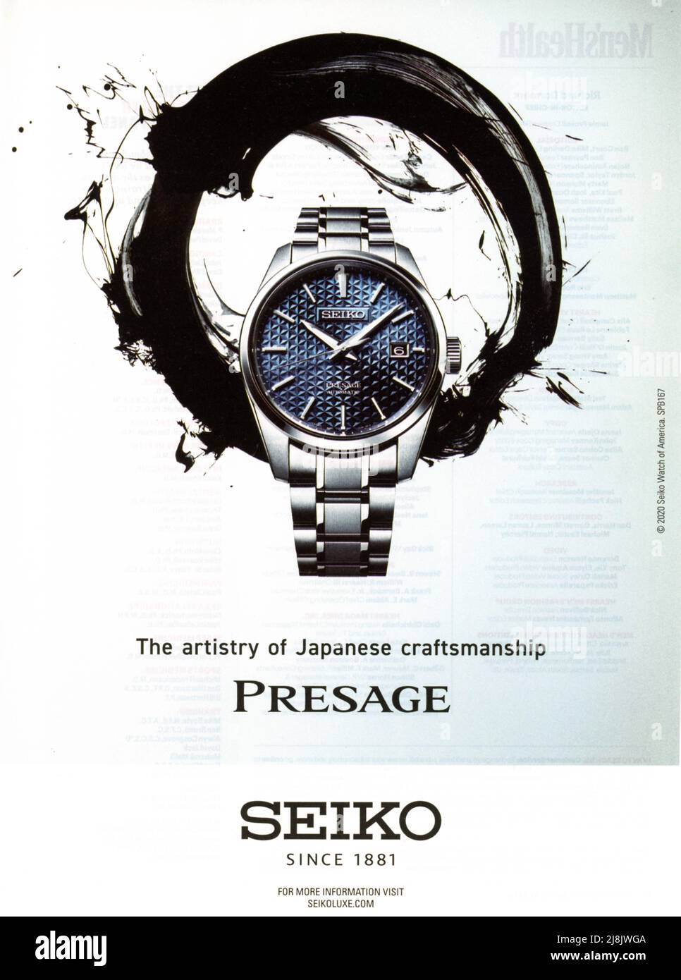 Seiko ad advertising advertisement hi-res stock photography and images -  Alamy