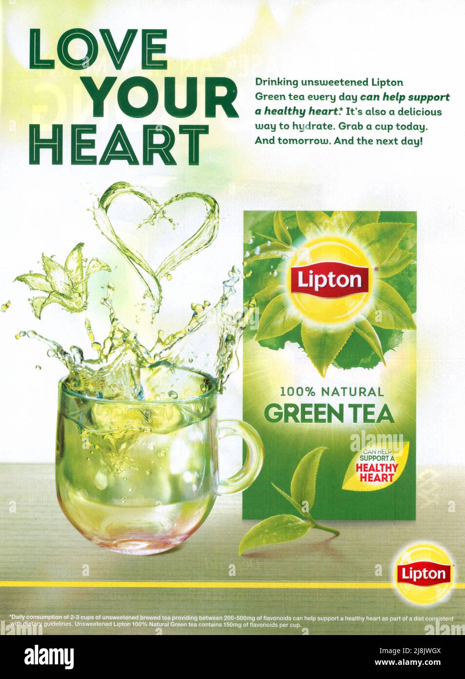 Lipton tea advert hi-res stock photography and images - Alamy