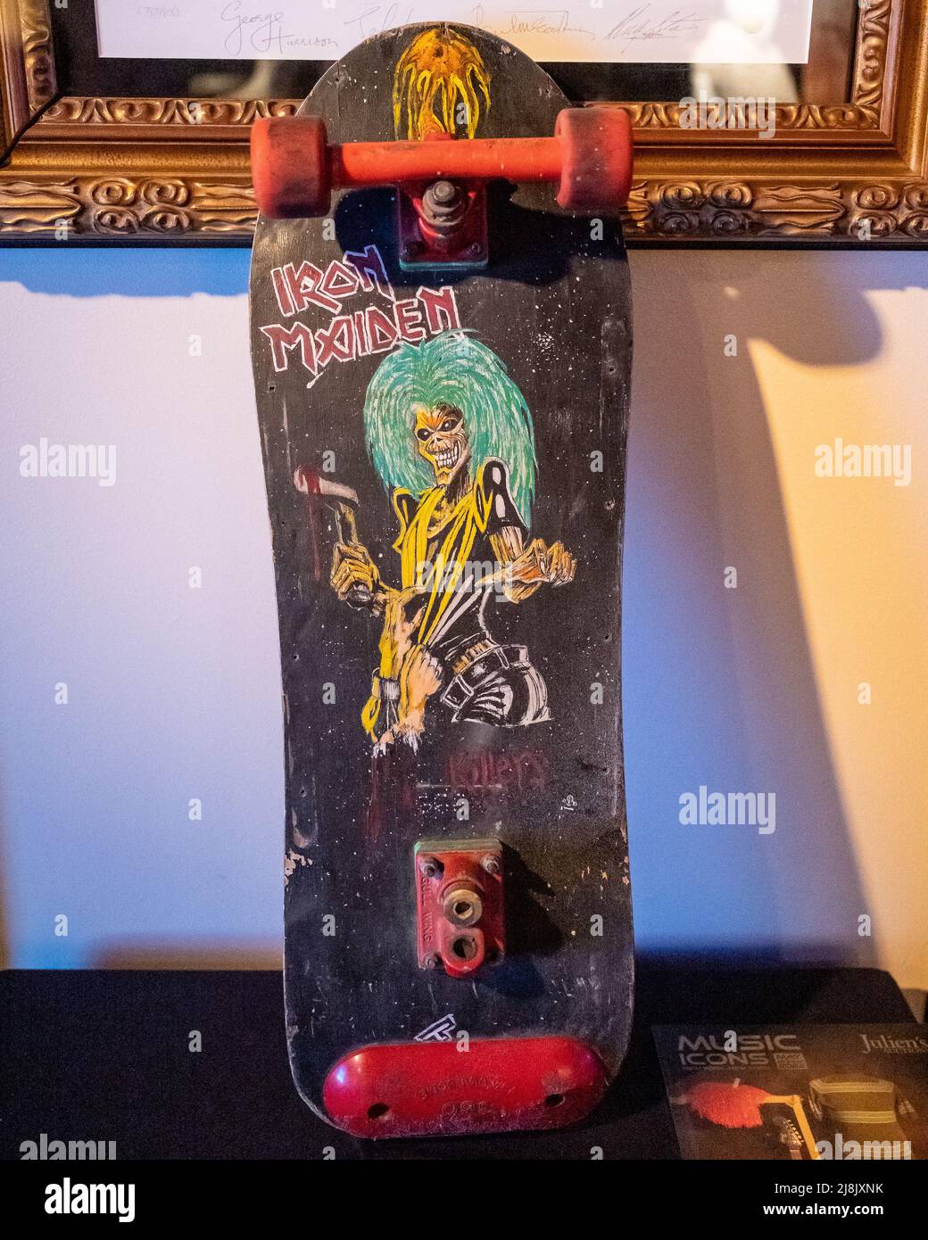 New York, USA. 15th May, 2022. Julien's Auctions presents an auction preview of Kurt Cobain's