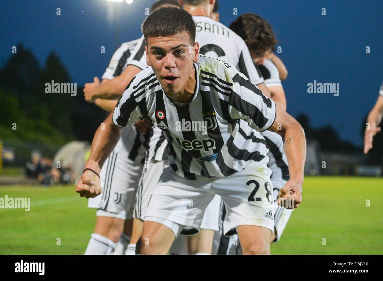 Juventus U23 celebrates after scoring his side's first goal of the match  Stock Photo - Alamy