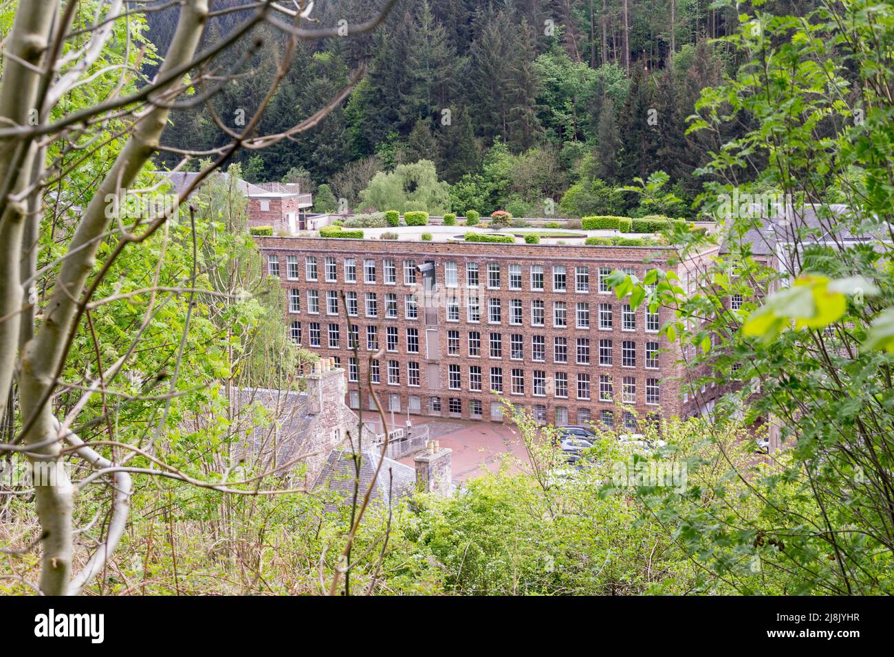 New Lanark, Mill Number 2 with Accessible Green Roof, World Heritage