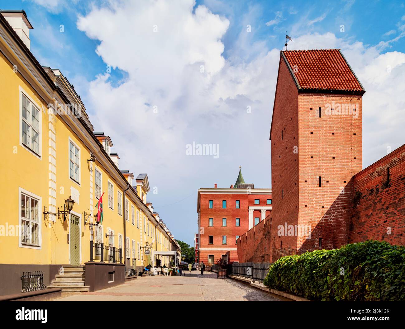 Old Town Walls, Torna iela, Riga, Latvia Stock Photo