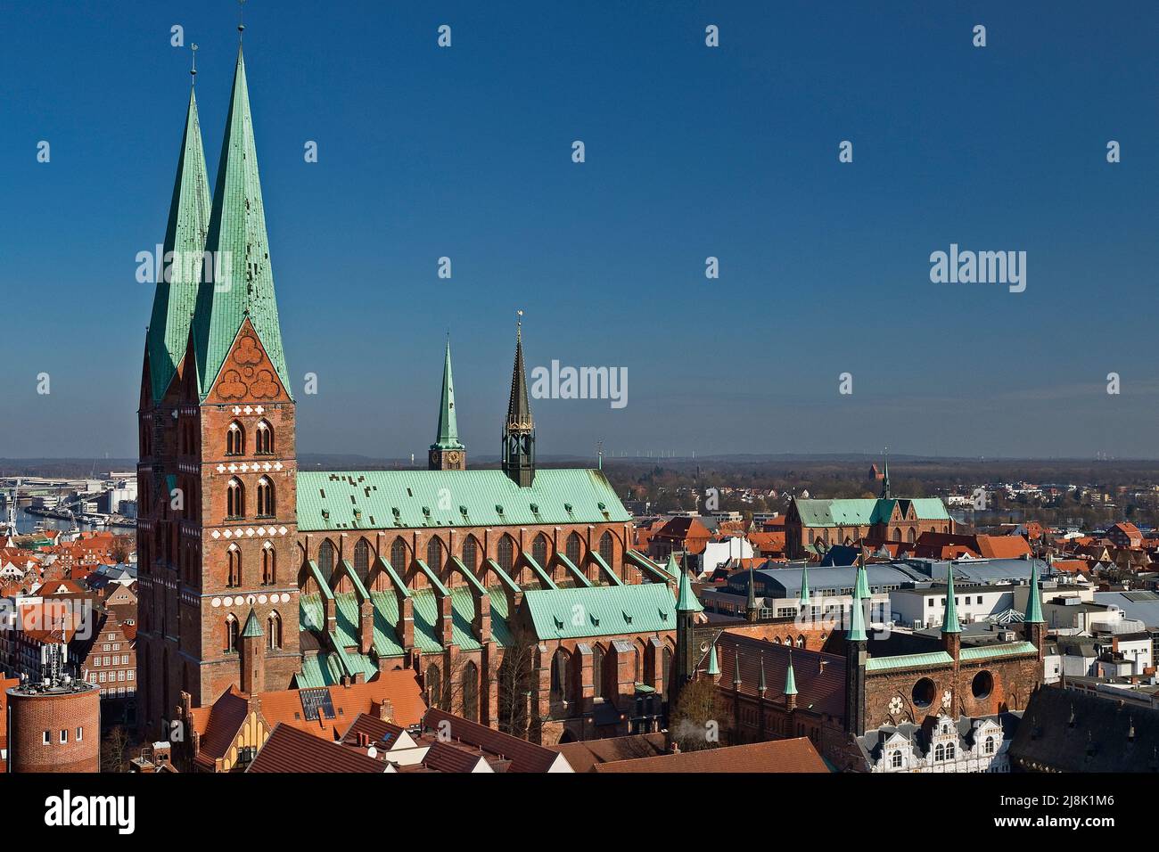 Church St. Mary, mother church of brick gothic, part of the UNESCO ...